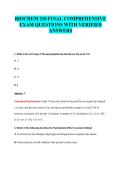 BIOCHEM 210 FINAL COMPREHENSIVE&NewLine;EXAM QUESTIONS WITH VERIFIED&NewLine;ANSWERS