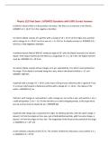 Physics 122 Final Exam &vert; UPDATED Questions with 100&percnt; Correct Answers&NewLine;