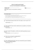 CFI FMVA  EXAM 2026  216&plus; COMPLETE EXAM QUESTIONS AND ANSWERS 100&percnt; VERIFIED A&plus; GRADE ASSURED&excl;&excl;&excl;&excl;&excl; NEW LATEST UPDATE&excl;&excl;&excl;&excl;