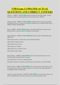 CPD Exam 2 UPDATED ACTUAL &NewLine;QUESTIONS AND CORRECT ANSWERS