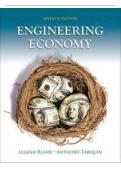 Test Bank For Engineering Economy 7th Edition by Leland Blank &lpar;ALL CHAPTERS INCLUDED AND LATEST UPDATED&rpar;