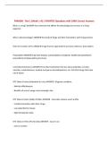 PNM300 - Test 1 &lpar;Week 1-4&rpar; &vert; UPDATED Questions with 100&percnt; Correct Answers&NewLine;