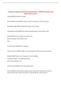 Principles of Engineering &lpar;P&period;O&period;E&rpar; Final Exam Review &vert; UPDATED Questions with 100&percnt; Correct Answers