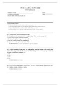 FOOD MANAGER EXAM 2026 75&plus; COMPLETE EXAM QUESTIONS AND ANSWERS 100&percnt; VERIFIED A&plus; GRADE ASSURED&excl;&excl;&excl;&excl;&excl; NEW LATEST UPDATE&excl;&excl;&excl;&excl;
