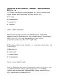 Chamberlain  NR-302 Final Exam &lpar;pdf&rpar; &vert; 2026&sol;2027 &vert; Health Assessment Q&A &vert; Nursing