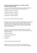 Chamberlain University NR304 Exam 1 &vert; 2026&sol;2027 &vert; Health Assessment II Q&A &vert; Nursing