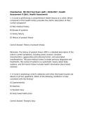 Chamberlain University NR304 Final Exam &vert; 2026&sol;2027 &vert; Health Assessment II Q&A &vert; Nursing