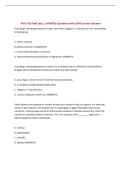 PSYC 420 Final Quiz &vert; UPDATED Questions with 100&percnt; Correct Answers&NewLine;
