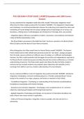 PSYC 420 EXAM 4 STUDY GUIDE &vert; UPDATED Questions with 100&percnt; Correct Answers