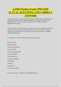 AAMS Practice Exam UPDATED &NewLine;ACTUAL QUESTIONS AND CORRECT &NewLine;ANSWERS