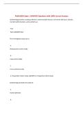 PUBH 6035 Exam &vert; UPDATED Questions with 100&percnt; Correct Answers&NewLine;