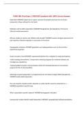 PUBH 398&colon; Final Exam &vert; UPDATED Questions with 100&percnt; Correct Answers&NewLine;