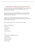 PUBH 6011 Final Exam &vert; UPDATED Questions with 100&percnt; Correct Answers&NewLine;
