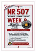 NR 507 Advanced Pathophysiology&colon; Week 6 High-Yield Questions&comma; Answers&comma; & Rationales 2026&sol;2027 Update