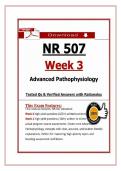 NR 507 Advanced Pathophysiology&colon; Week 3 High-Yield Questions&comma; Answers&comma; & Rationales 2026&sol;2027 Update
