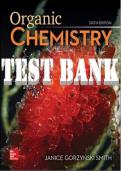 TEST BANK for Organic Chemistry 6th Edition By Janice Smith questions & answers with rationale&rpar; test bank latest update 100&percnt; veri&filig;ed answers&vert; graded a&plus; Chapters 1 - 29