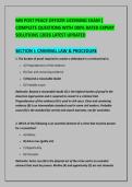 MN POST PEACE OFFICER LICENSING EXAM &vert; &NewLine;COMPLETE QUESTIONS WITH 100&percnt; RATED EXPERT &NewLine;SOLUTIONS &vert;2026 LATEST UPDATED 
