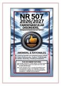 NR 507 Advanced Pathophysiology Full Course
