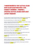7 BREW BREWISTA TEST ACTUAL EXAM 2026 &vert; 100&percnt; VERIFIED QUESTIONS & CORRECT ANSWERS &vert; LATEST VERSION FOR 2026&sol;2027 