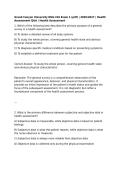 Grand Canyon University NSG-316 Exam 1 &lpar;pdf&rpar; &vert; 2026&sol;2027 &vert; Health Assessment Q&A &vert; Health Assessment