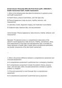 Grand Canyon University NSG-316 EXAM 1&comma; EXAM 2 AND  Final Exam &lpar;pdf&rpar; &vert; 2026&sol;2027 &vert; Health Assessment Q&A &vert; Health Assessment