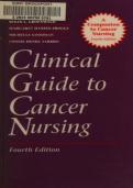 A Clinical Guide to&NewLine;Cancer Nursing