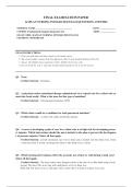 NURSING INTEGRATED EXAM 2026 COMPLETE EXAM QUESTIONS AND ANSWERS 100&percnt; VERIFIED A&plus; GRADE ASSURED&excl;&excl;&excl;&excl;&excl; NEW LATEST UPDATE&excl;&excl;&excl;&excl;