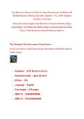 Test Bank For American Politics Today &lpar;Essentials&rpar;&comma; 5th Edition By&NewLine;William Bianco David Canon