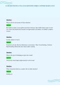 CLS BOARD UPDATED ACTUAL EXAM QUESTIONS CORRECT ANSWERS GRADED A PLUS