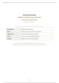 NUR 2063 FINAL EXAM ACTUAL 2026&sol;2027 &vert; Essentials of Pathophysiology &vert; Rasmussen Q&A with Verified Solutions &vert; Pass Guaranteed - A&plus; Graded&NewLine;&NewLine;