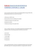 Hondros NUR 212 Final Exam &ndash; NUR 212 &ndash; Comprehensive Practice Questions with Verified Answers
