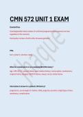 CMN 572 UNIT 2 EXAM&period; QUESTIONS WITH 100&percnt; CORRECT ANSWERS&period;