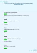 CLUB PILATES INSTRUCTOR EXA 2 UPDATED ACTUAL EXAM QUESTIONS CORRECT&NewLine;ANSWERS GRADED A PLUS