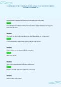 CLUB PILATES INSTRUCTOR EXA 3 UPDATED ACTUAL EXAM QUESTIONS CORRECT&NewLine;ANSWERS GRADED A PLUS