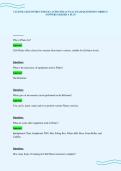 CLUB PILATES INSTRUCTOR EXA 4 UPDATED ACTUAL EXAM QUESTIONS CORRECT ANSWERS