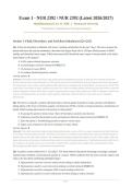 NUR 2392 EXAM 1 ACTUAL 2026&sol;2027 &vert; Multidimensional Care II &sol; MDC 2 &vert; Rasmussen Q&A with Verified Solutions &vert; Pass Guaranteed - A&plus; Graded&NewLine;&NewLine;