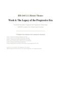 HIS-144 WEEK 6 POWERPOINT ACTUAL 2026&sol;2027 &vert; Legacy of the Progressive Era &vert; GCU Complete Presentation Guide &vert; Pass Guaranteed - A&plus; Graded&NewLine;&NewLine;