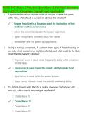 NURS 307 Exam 2 Practice Questions & Verified Answers 2026&sol;2027 &vert; Complete Exam Prep &vert; Latest Update &vert; Graded A&plus;
