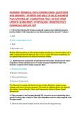 WORKDAY FINANCIAL DATA LOADING EXAM&ndash; QUESTIONS &NewLine;AND ANSWERS &vert; VERIFIED AND WELL DETAILED ANSWERS &NewLine;PLUS RATIONALES &vert; GUARANTEED PASS &vert; LATEST EXAM &NewLine;UPDATE &vert; EXAM PREP &vert; STUDY GUIDE &vert; PRACTICE TEST&vert; &NewLine;DOWNLOAD INSTANT PDF