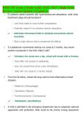 NURS 307 Exam 4 Study Guide 2026&ndash;2027 &vert; High-Yield&NewLine;Review &vert; Latest Update &vert; Graded A&plus;