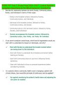 NURS 307 Test 1 Exam Prep 2026&sol;2027 &vert; Latest Update &vert; Complete Questions & Verified Answers &vert; Graded A&plus;