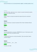 CMIT 421 UPDATED ACTUAL EXAM QUESTIONS CORRECT ANSWERS GRADED A PLUS&period;pdf