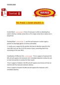 TBS Phase 3 Exam &vert; Comprehensive Practice Questions and Answers for Final Assessment