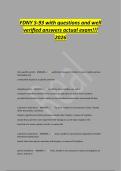 FDNY S-93 exam with questions and well&NewLine;verified answers actual exam&excl;&excl;&excl;&NewLine;2026