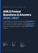 AMLS PRETEST ACTUAL EXAM 2026&sol;2027 &vert; Advanced Medical Life Support Questions & Verified Answers &vert; Pass Guaranteed - A&plus; Graded&NewLine;&NewLine;