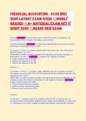  LATEST 2026 Financial Accounting Actual Exam Q&A &vert; 100&percnt; Verified Correct Answers &vert; Test Bank Update