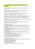 ATI CRITICAL THINKING EXAM &vert; VERIFIED QUESTIONS AND ANSWERS &vert; COMPREHENSIVE STUDY GUIDE &vert; 2026&ndash;2027