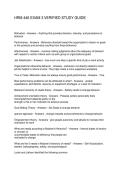 HRM 446 EXAM 3 VERIFIED STUDY GUIDE