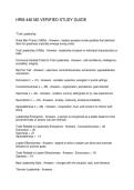 HRM 446 M2 VERIFIED STUDY GUIDE