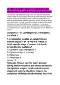 ULTIMATE EMBRYOLOGY & CRANIOFACIAL &NewLine;BOARD PREP MASTER PRACTICE QUESTIONS